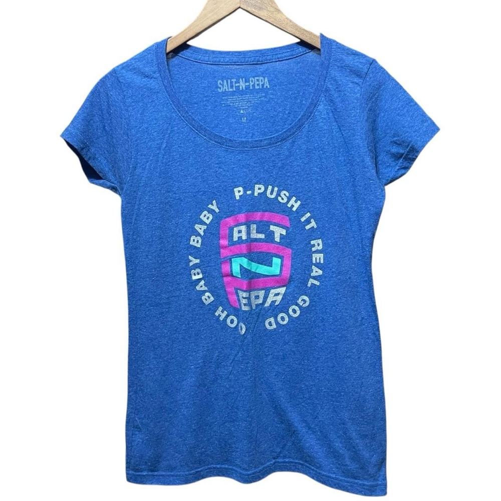 Vintage 2000s Salt n peppa push it real good music band tour short sleeve shirt